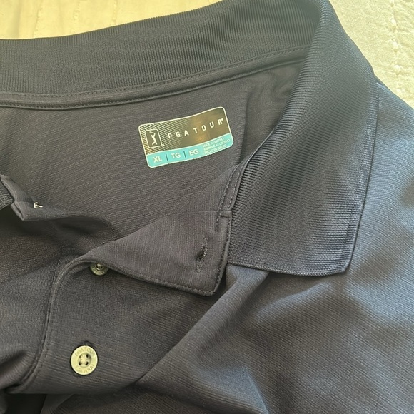 PGA tour navy blue golf polo XL - Picture 3 of 4